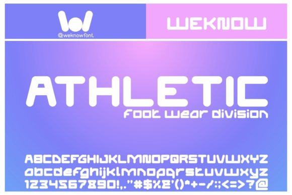 Athletic Font for Creative Design