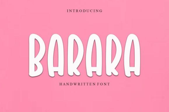 Barara: A Display Font for Creative Expression