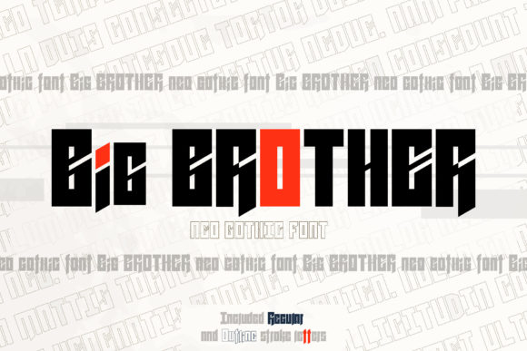 Big Brother Font for Bold Web Design