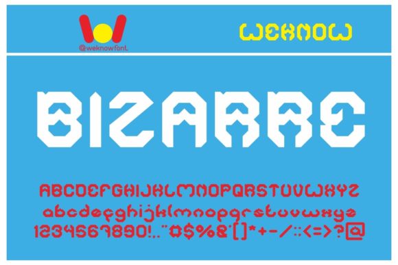 Bizarre Font: Futuristic Design for Digital Campaigns