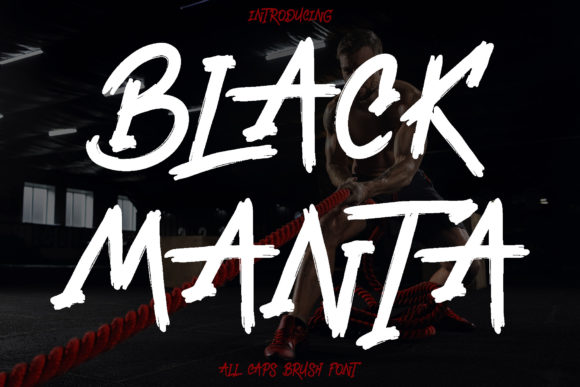 Black Manta Font for Bold Branding
