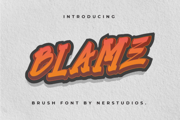 Blame Font for Creative Projects
