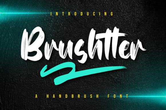 Brushtter: A Bold Display Font for Creative Projects