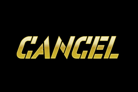 Cancel: A Bold Display Font