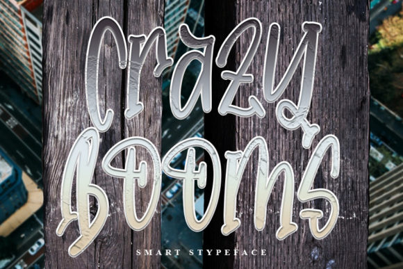 Crazy Booms Font for Creative Brands