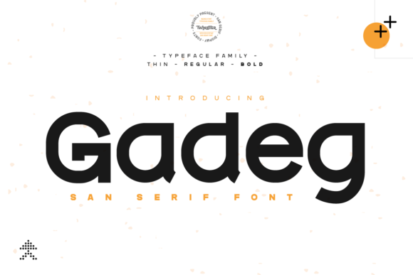 Gadeg Font for Trendy Branding