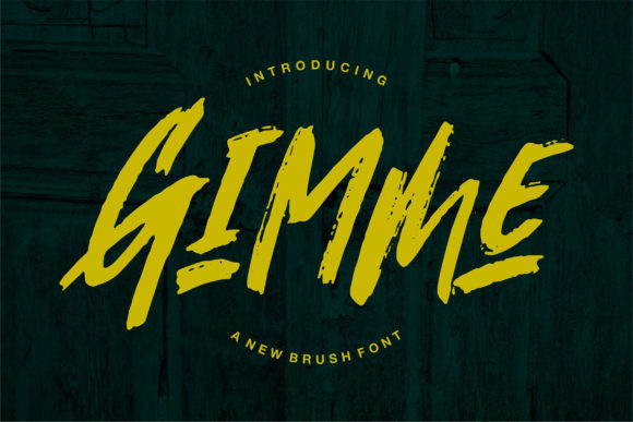 Gimmi: A Bold Font for Creative Projects
