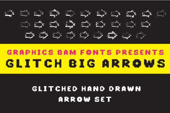 Glitch Big Arrows Font Review