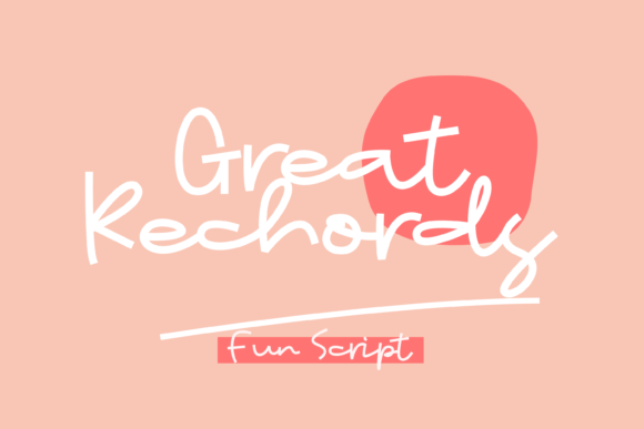 Great Rechords Font for Bold Branding