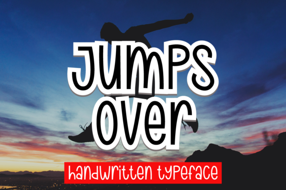 Jumps over Font for Web Design
