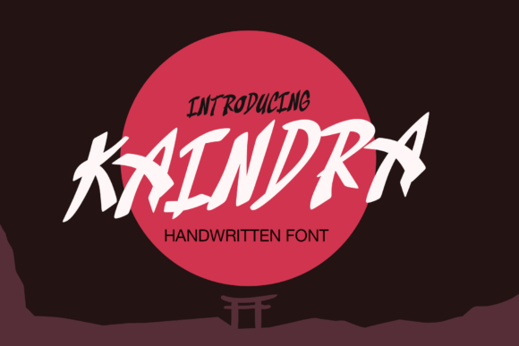Kaindra: A Japanese-Inspired Display Font