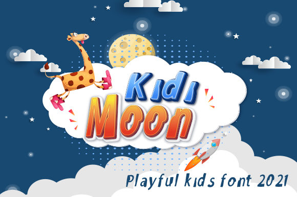 Kidi Moon Font for Creative Design
