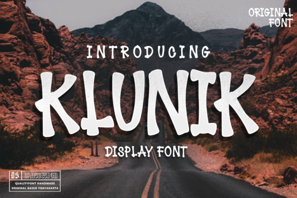 Klunik Font for Creative Projects
