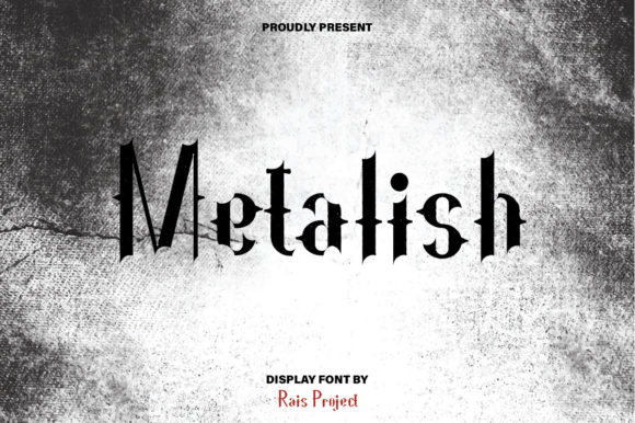 Metalish: A Bold Font for Business Branding