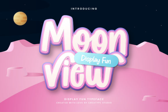 Moon View Font Review