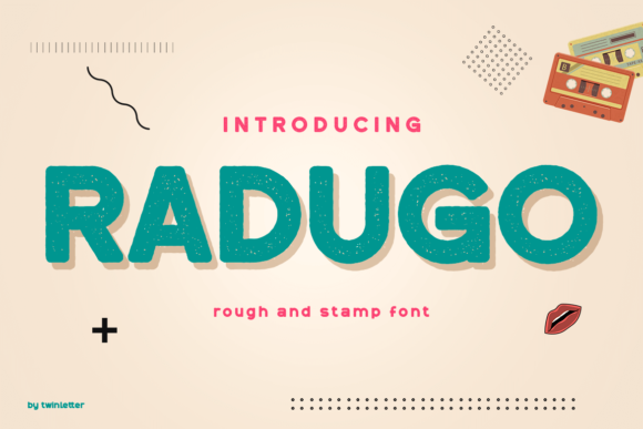 Radugo Font for Creative Makers