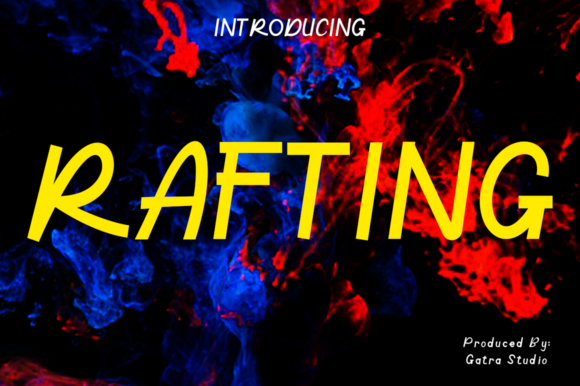 Rafting Font for Business Branding