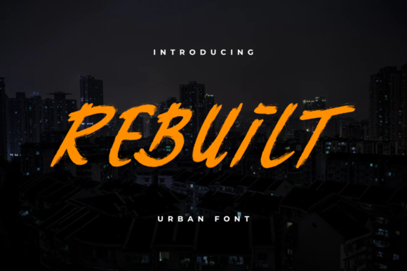 Rebuilt: A Bold Display Font for Web Design
