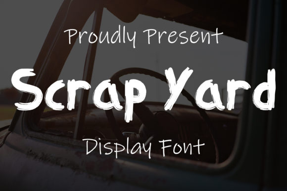 Scrap Yard Font for Creative Makers
