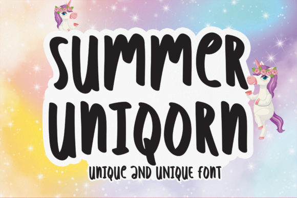 Summer Uniqorn Font for Bold Campaigns